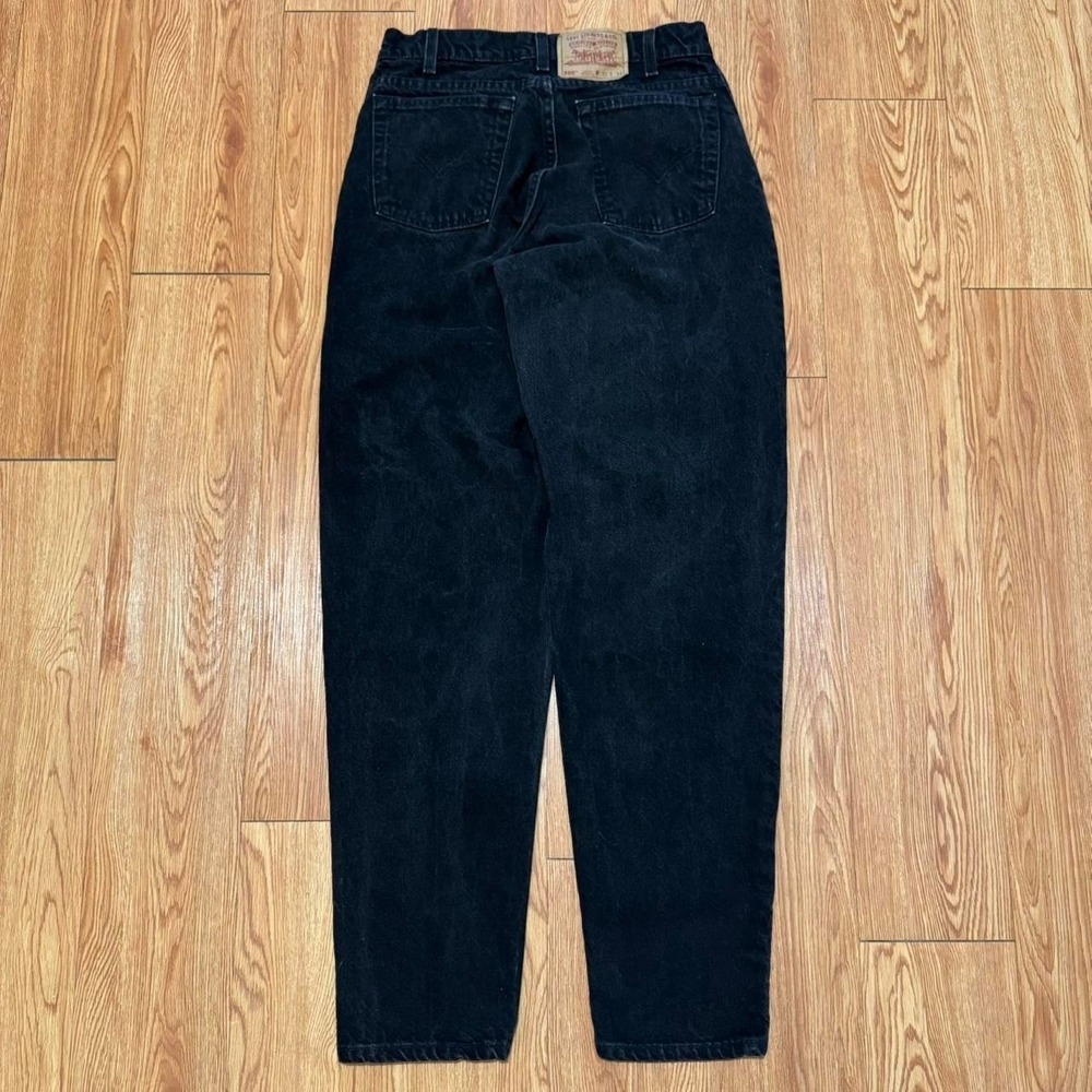 Levi's Men's Jeans 560 Black Loose Tapered Fit USA Made Actual 30x33 - Picture 2 of 8